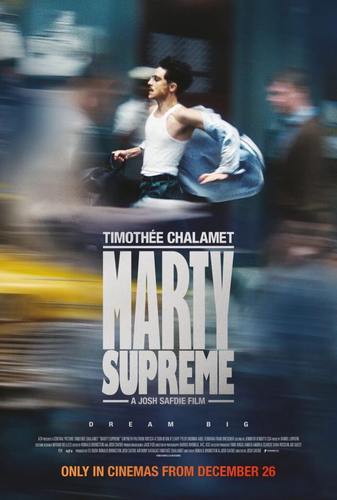 Marty Supreme Official Poster