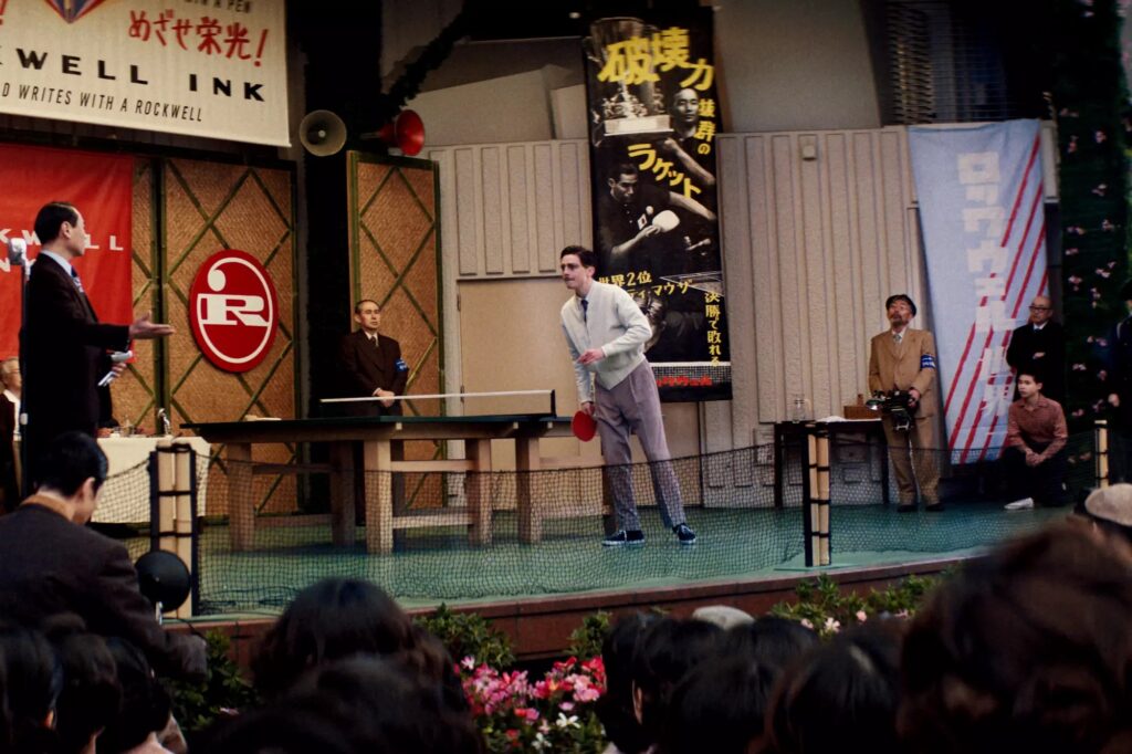 Timothée Chalamet as Marty Mauser, has said he prepared for years for his role in Marty Supreme. Photo: A24