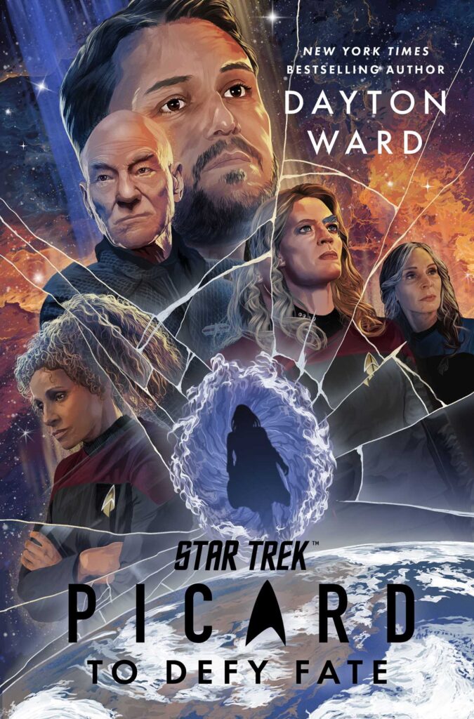 Star Trek: Picard - To Defy Fate by Dayton Ward. Cover art by Callum Seymour (Pocket Books, 2026)