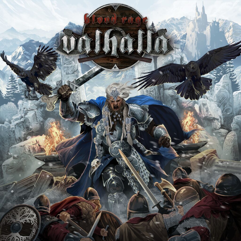 Valhalla board game art by Callum Seymour