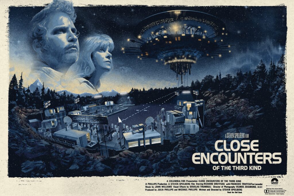 Close Encounters of the Third Kind art by Callum Seymour
