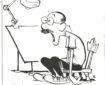 Bill Watterson - Calvin and Hobbes creator, self portrait for HONK Issue 2