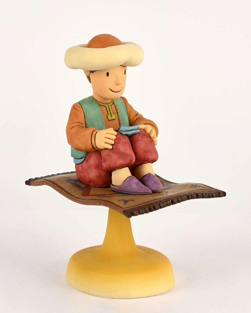 Mr Benn - Robert Harrop - C.2006, BNLE02 'The Magic Carpet'. Highly detailed resin figure / statue from the classic TV series. Limited edition 140/250, 15.5cm high, boxed