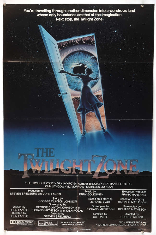 The Twilight Zone (1983), US One Sheet Movie Poster, artwork by Commander, folded, 27 x 41 inches