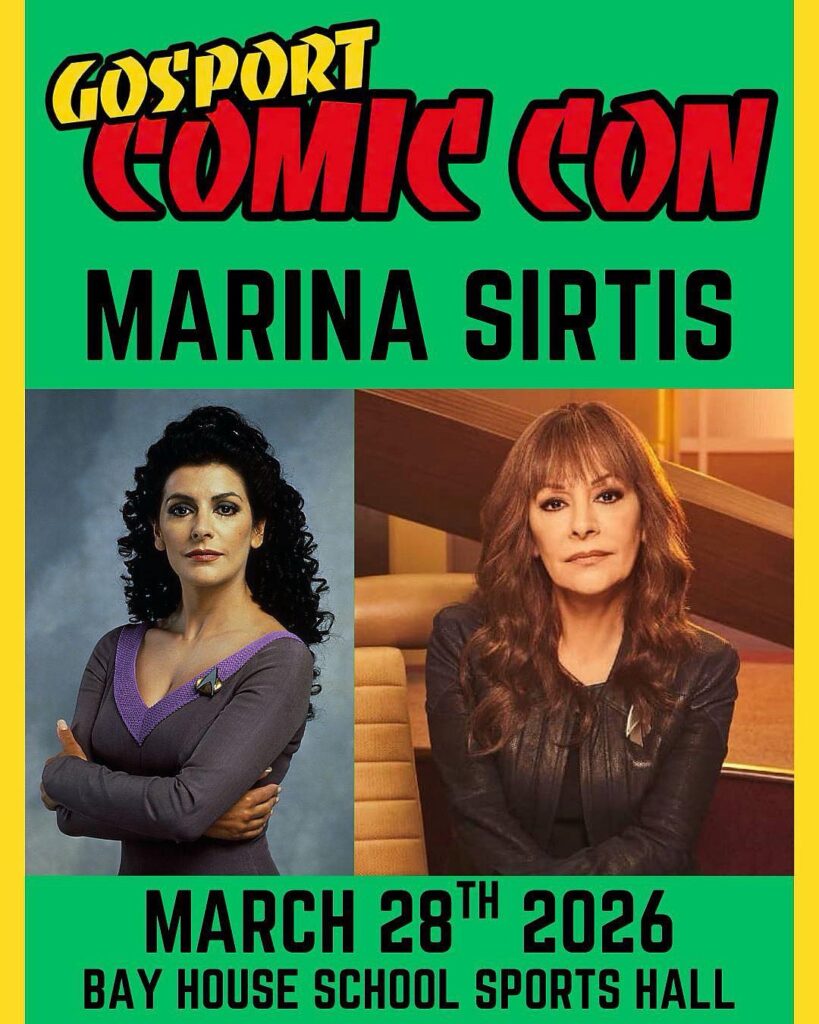 Gosport Comic Con 2026: Marina Sirtis