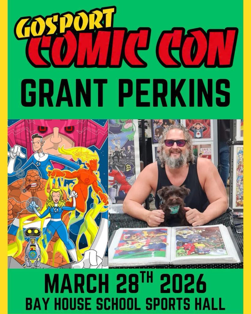 Gosport Comic Con 2026: Grant Perkins