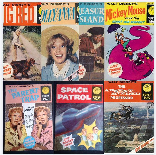 Gold Tokens Super Mag Comics - Montage