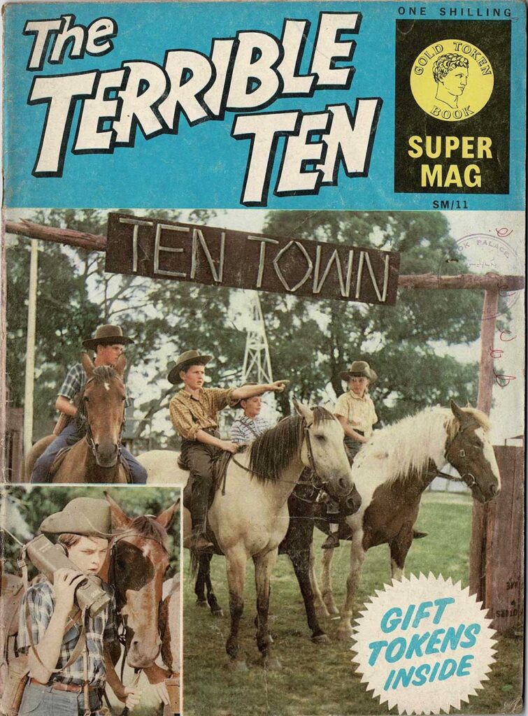• Gold Token Super Mag 11 Terrible Ten (June 1964) 
Art by Daphne Rowles