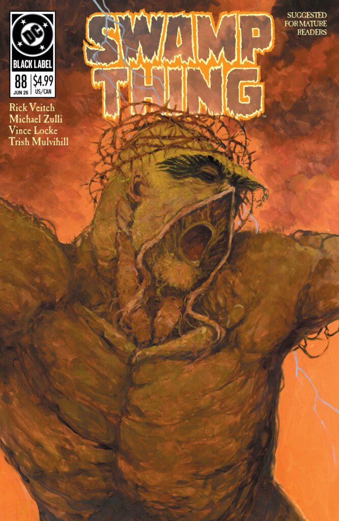 Swamp Thing 1989 #1 variant cover by Michael Zulli