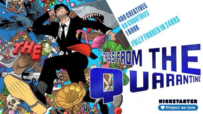 What happened to Tales from the Quarantine - and the monies allegedly raised for charity? Art by Rachael Stott