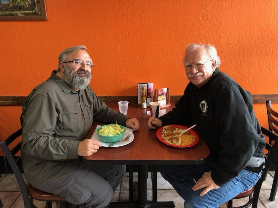 Bill Schanes with Bud Plant in 2019. Photo via Bill Schanes