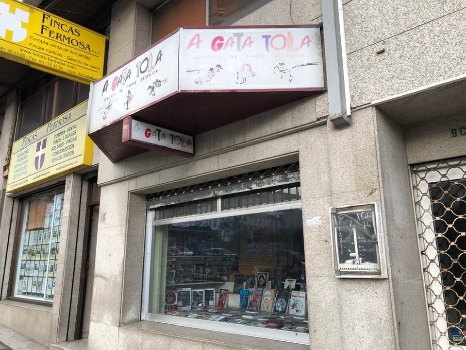 A Gaga Tola comic book specialty retailer in Santiago de Compostela, Spain. Photo: Bill Schane