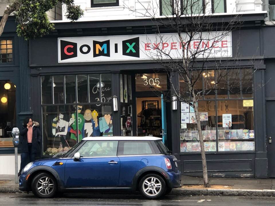 Comix Experience, San Francisco, California. Photo: Bill Schanes