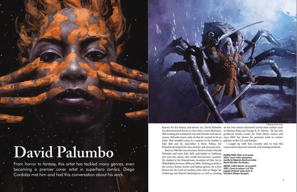 illustrators 50 - Sample Spread - David Palumbo (Book Palace, 2026)