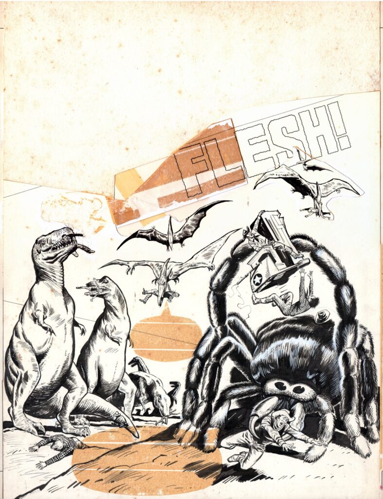 2000AD Prog 14 Cover Art - Artist Unknown, possibly Mike White