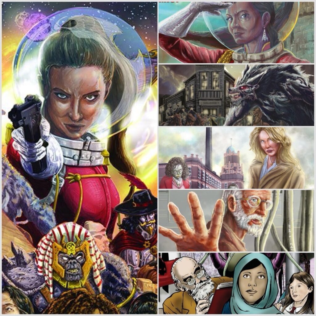 Quantum #1 - 6 Cover Montage