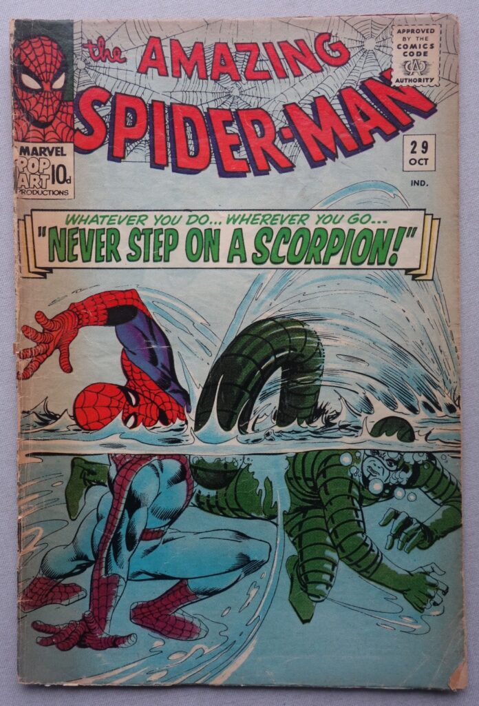 Amazing Spider-Man #29 Oct 1965 Marvel Spiderman Ditko 2nd Scorpion