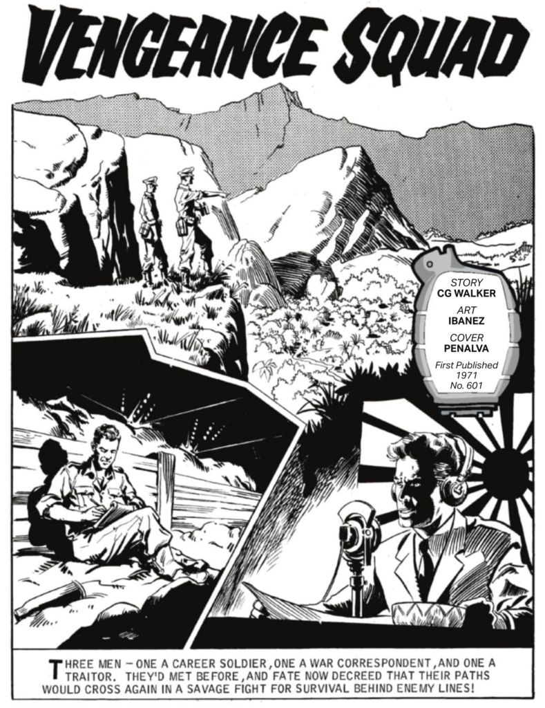 Commando 5932 (Gold Collection): Vengeance Squad Story: CG Walker  Art: Ibanez Cover: Jordi Peñalva First published 1983 as No. 1683 