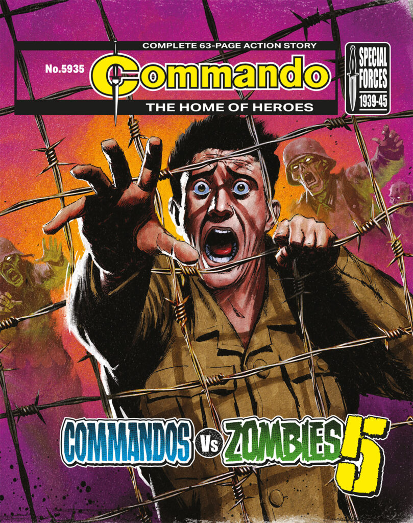 Commando 5935 (Home of Heroes): Commandos Vs Zombies 5
Story: Georgia Standen-Battle
Art: Vicente Alcazar
Cover: Neil Roberts