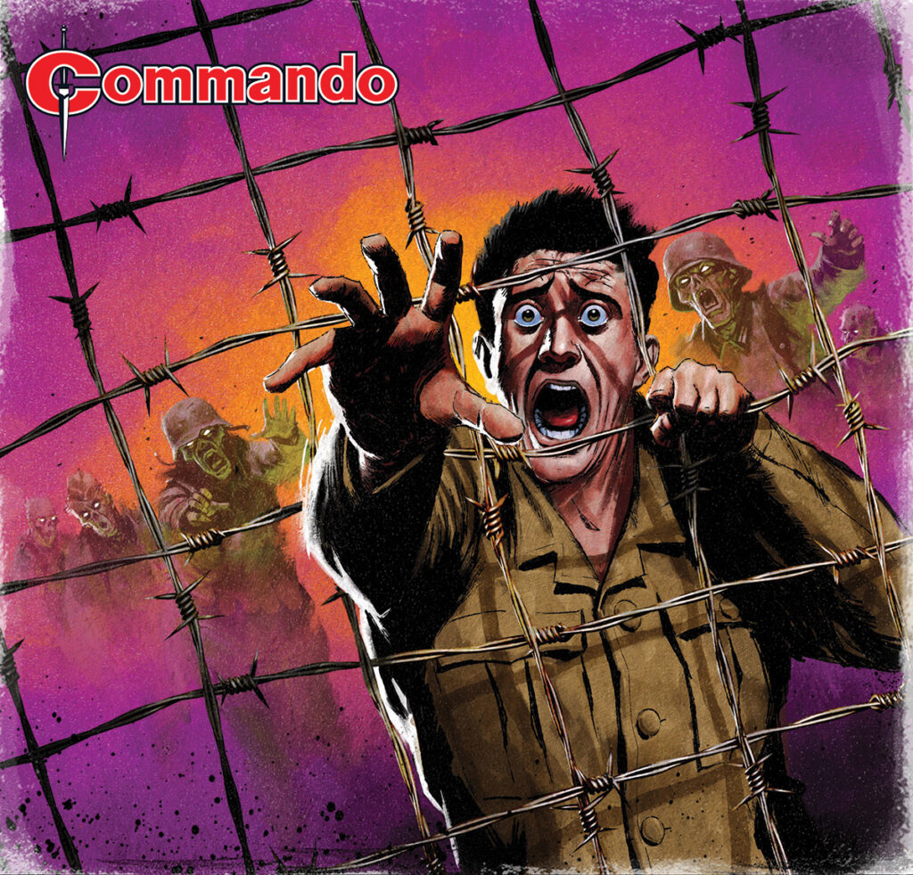 Commando 5935 (Home of Heroes): Commandos Vs Zombies 5 Story: Georgia Standen-Battle Art: Vicente Alcazar Cover: Neil Roberts