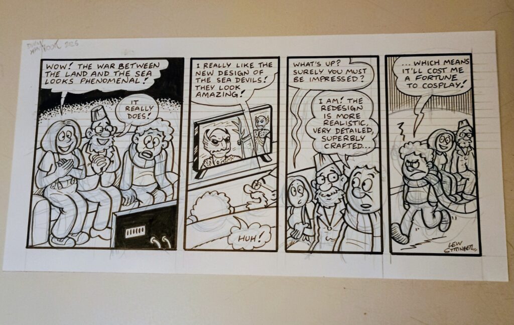 Doctor Who Magazine Special 72: The 2026 Yearbook - Daft Dimension by Lew Stringer