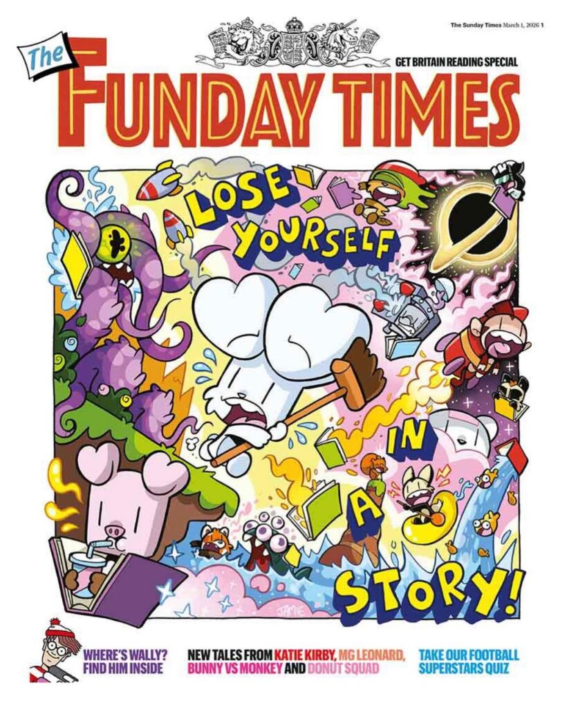 The Funday Times - 1st March 2026 - cover by Jamie Smart