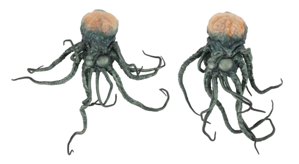 Propstore Doctor Who Online Auction 2026 - Pair of Leo's (Nathan Stewart-Jarrett) Mutant Dalek Puppets