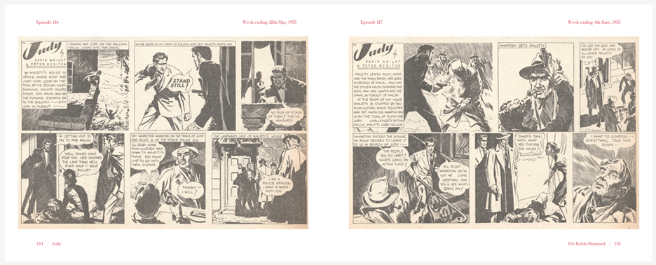 116 - 117 David Wright's Judy (Limited Edition) - Sample Pages and Spread (Slingsby Bros. Ink!, 2026)