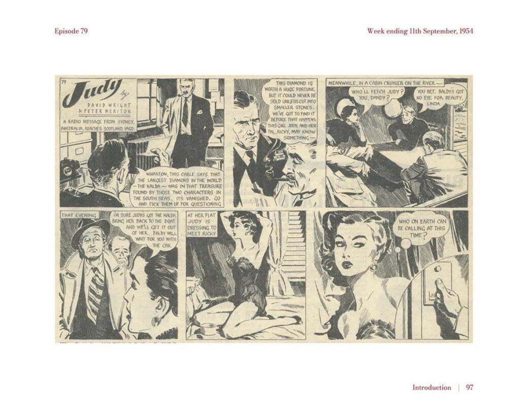79 - David Wright's Judy (Limited Edition) - Sample Pages and Spread (Slingsby Bros. Ink!, 2026)