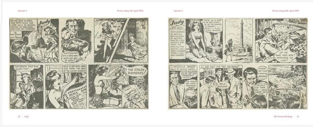 04 - 05 David Wright's Judy (Limited Edition) - Sample Pages and Spread (Slingsby Bros. Ink!, 2026)