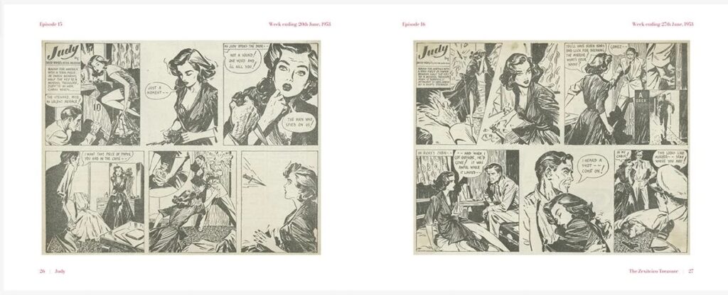 52 - 53 David Wright's Judy (Limited Edition) - Sample Pages and Spread (Slingsby Bros. Ink!, 2026)