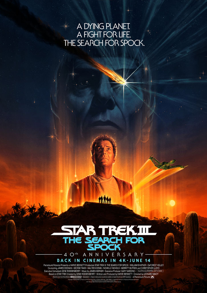 Vice Press: Star Trek III: The Search for Spock film poster by Matt Ferguson 
