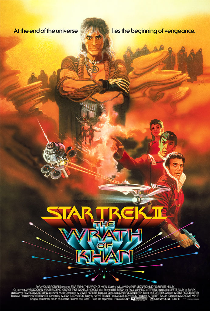 Vice Press - STAR TREK II: THE WRATH OF KHAN (ONE SHEET) By Bob Peak