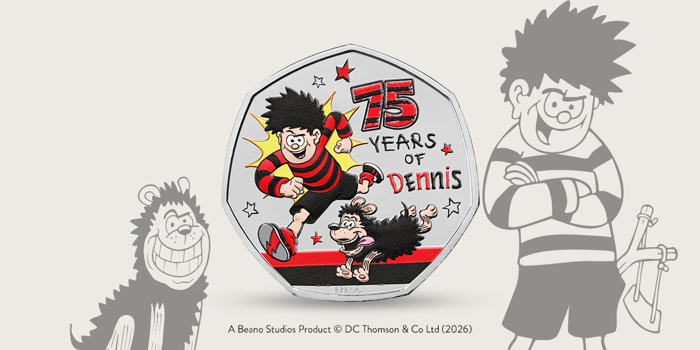 Dennis the Menace Commemorative Coin - art by Nigel Parkinson