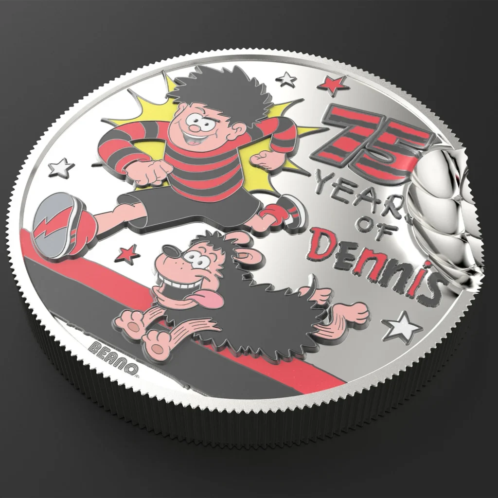 75 Years of Dennis the Menace 2026 UK 1kg Silver Proof Coin