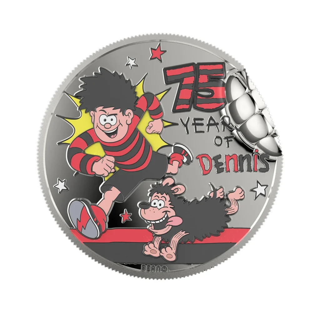 75 Years of Dennis the Menace 2026 UK 1kg Silver Proof Coin