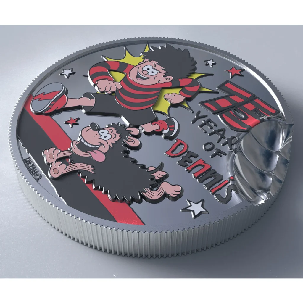 75 Years of Dennis the Menace 2026 UK 1kg Silver Proof Coin