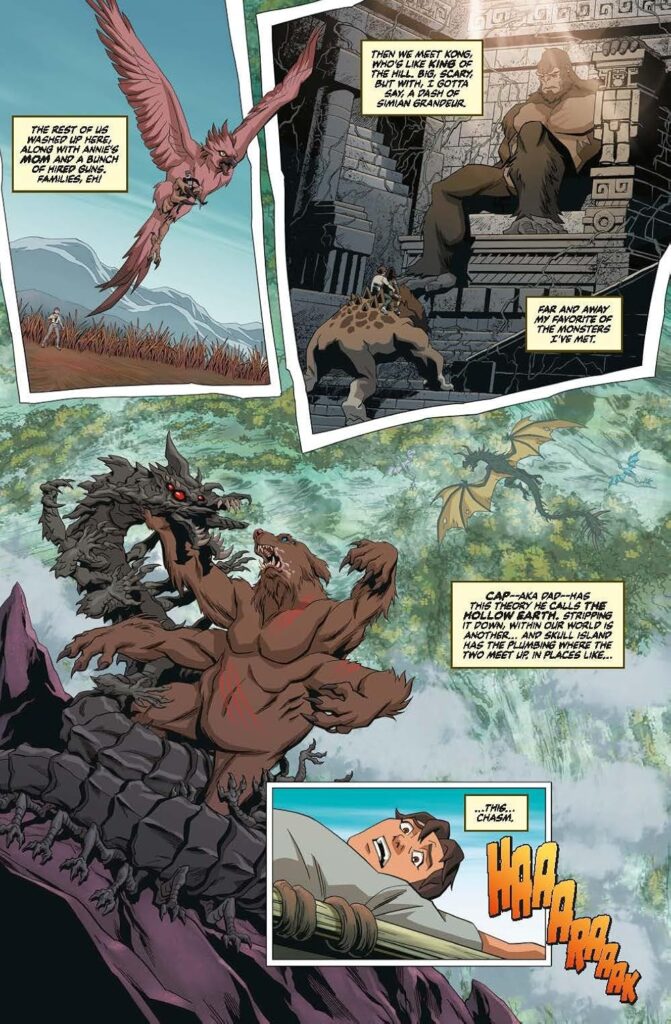 Return to Skull Island by Simon Furman and Christopher Jones (Titan Comics 2026) - Sample Pages