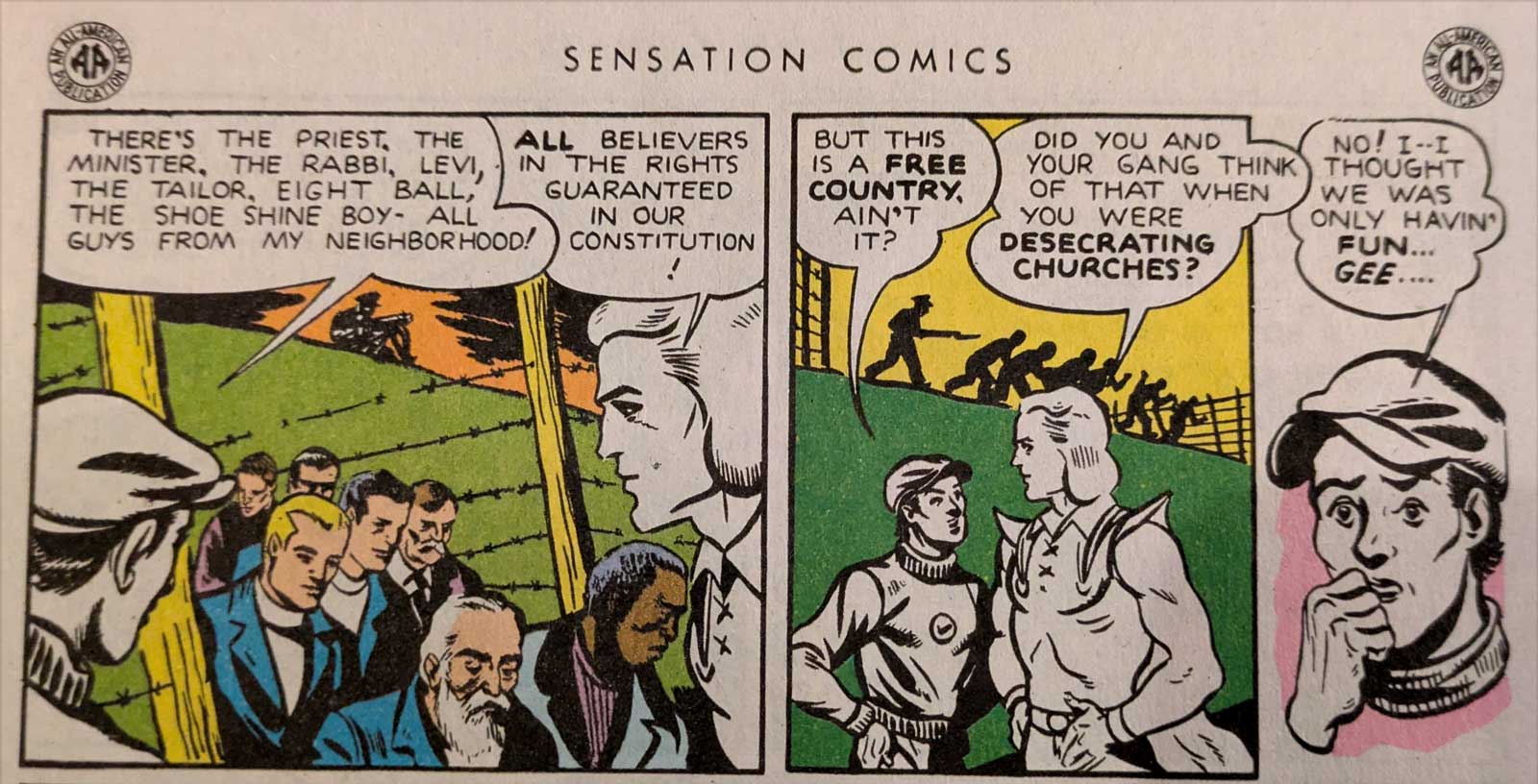A Blast From The Past: How a wartime issue of Sensation Comics