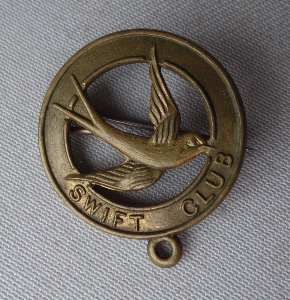 Swift comic Club Badge 1950s
