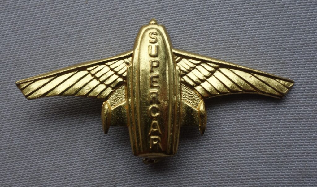 TV Comic Club Badge Supercar 1960s