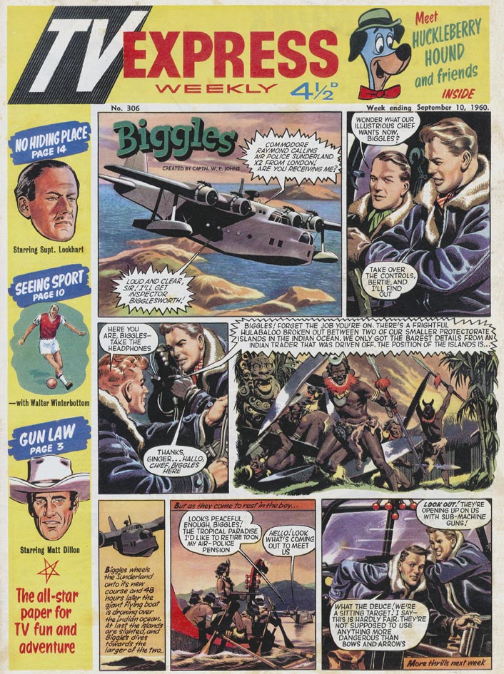 TV Express Weekly 306, cover dated 10th September 1960