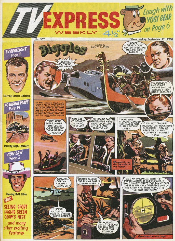 TV Express Weekly 306, cover dated 17th September 1960