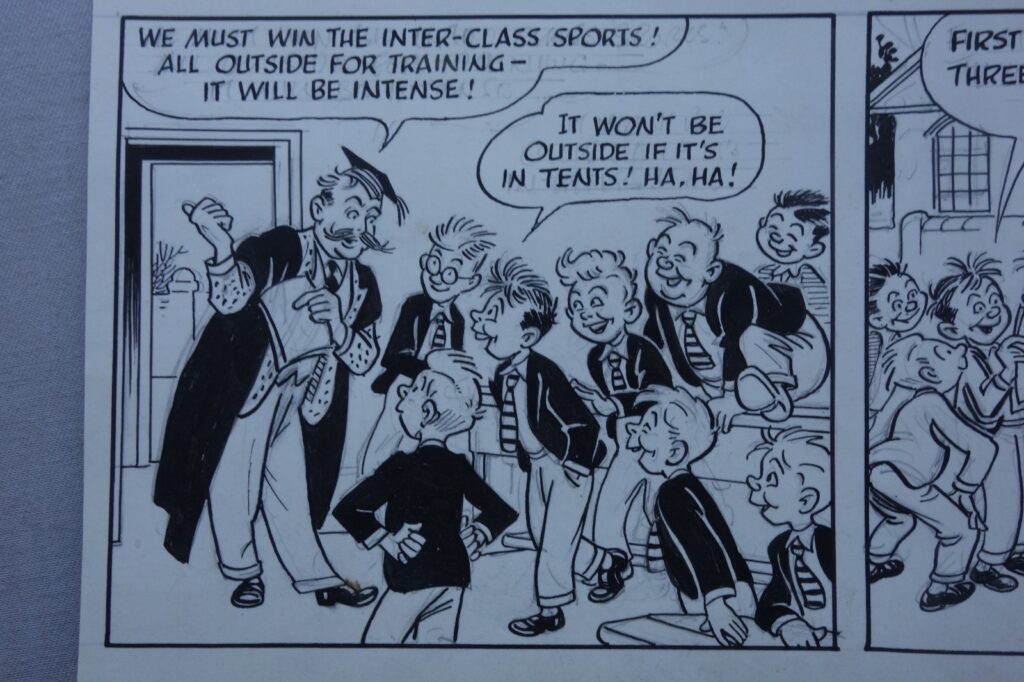 TV Fun No. 86 cover dated 7th May 1955 + Five Preliminary Artworks by Roy Wilson