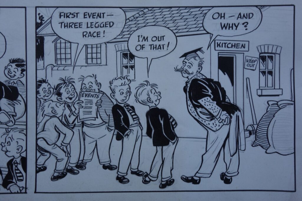 TV Fun No. 86 cover dated 7th May 1955 + Five Preliminary Artworks by Roy Wilson