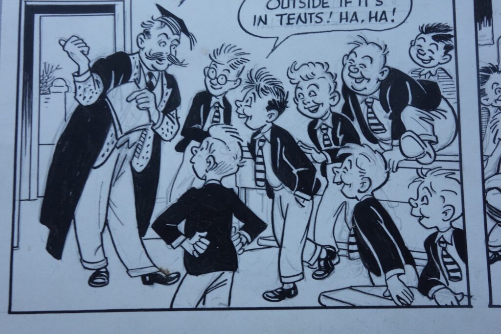 TV Fun No. 86 cover dated 7th May 1955 + Five Preliminary Artworks by Roy Wilson