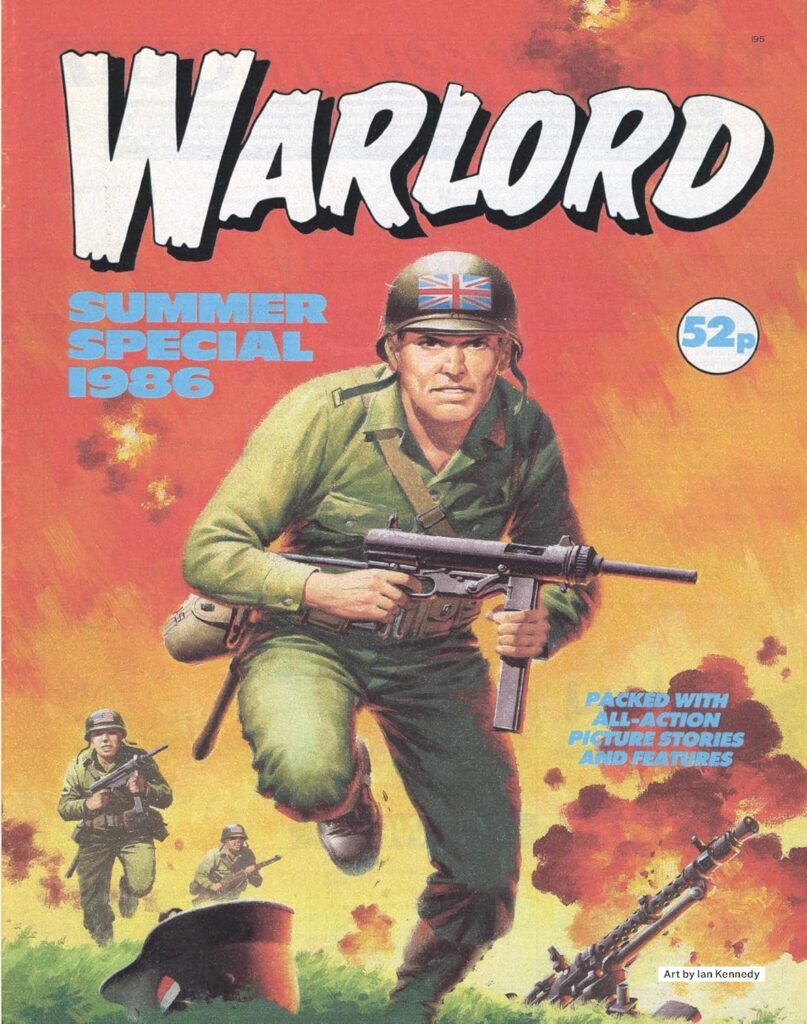 Commando Presents: Union Jack Jackson - Preview Page - Warlord Special Cover by Ian Kennedy