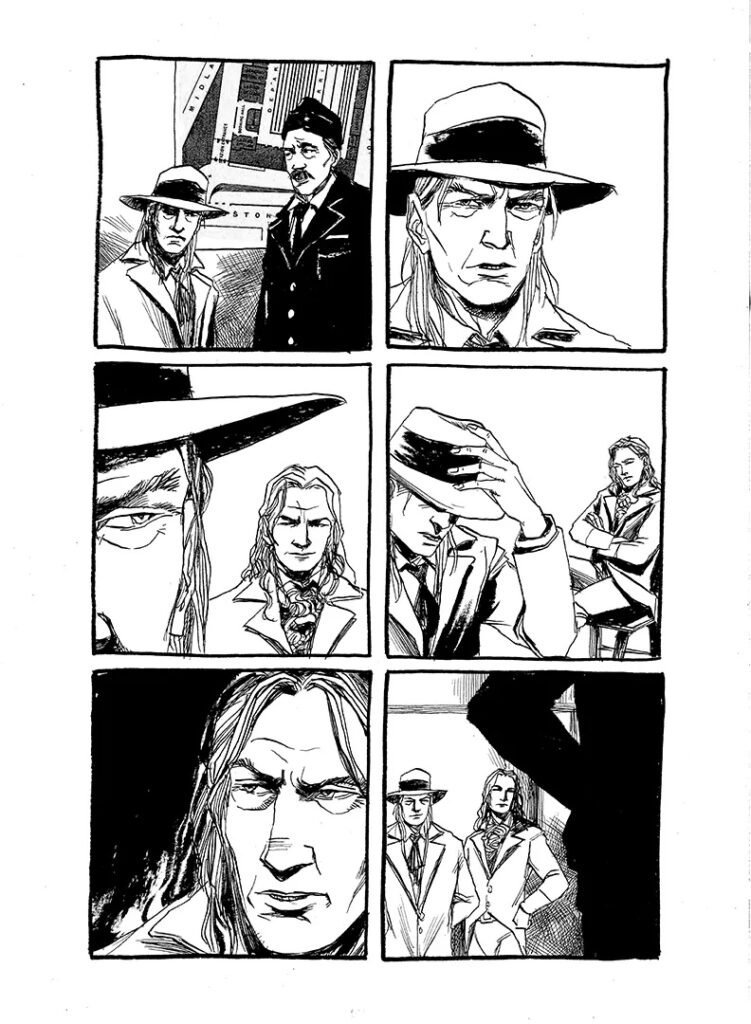 Art from Sherlock Holmes And The Empire Builders Volume 2 by Andy Bennett