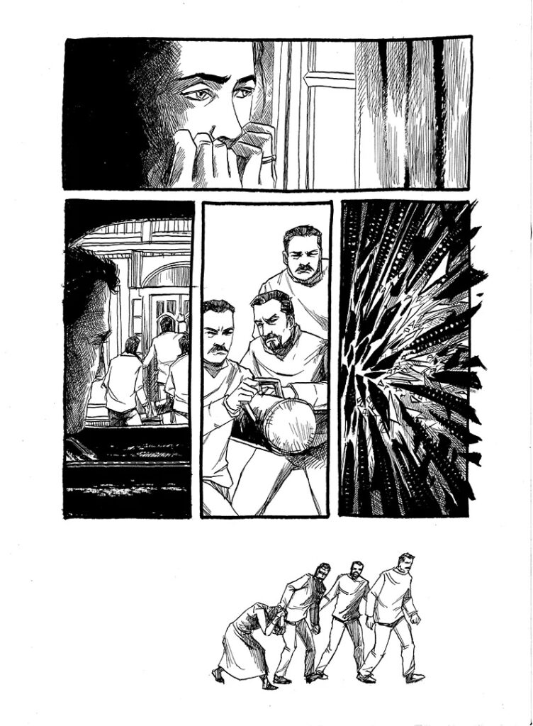 Art from Sherlock Holmes And The Empire Builders Volume 2 by Andy Bennett