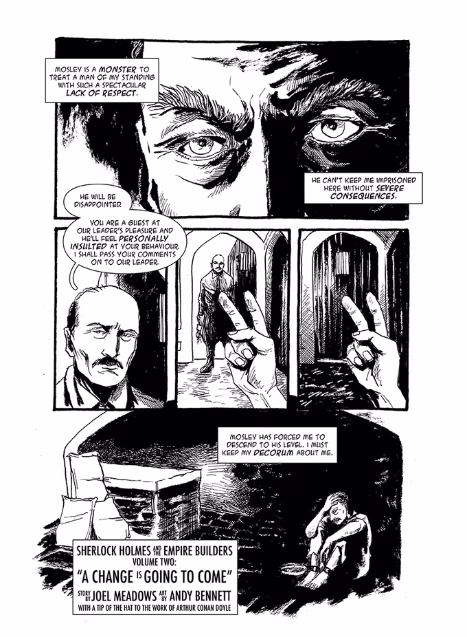 Art from Sherlock Holmes And The Empire Builders Volume 2 by Andy Bennett